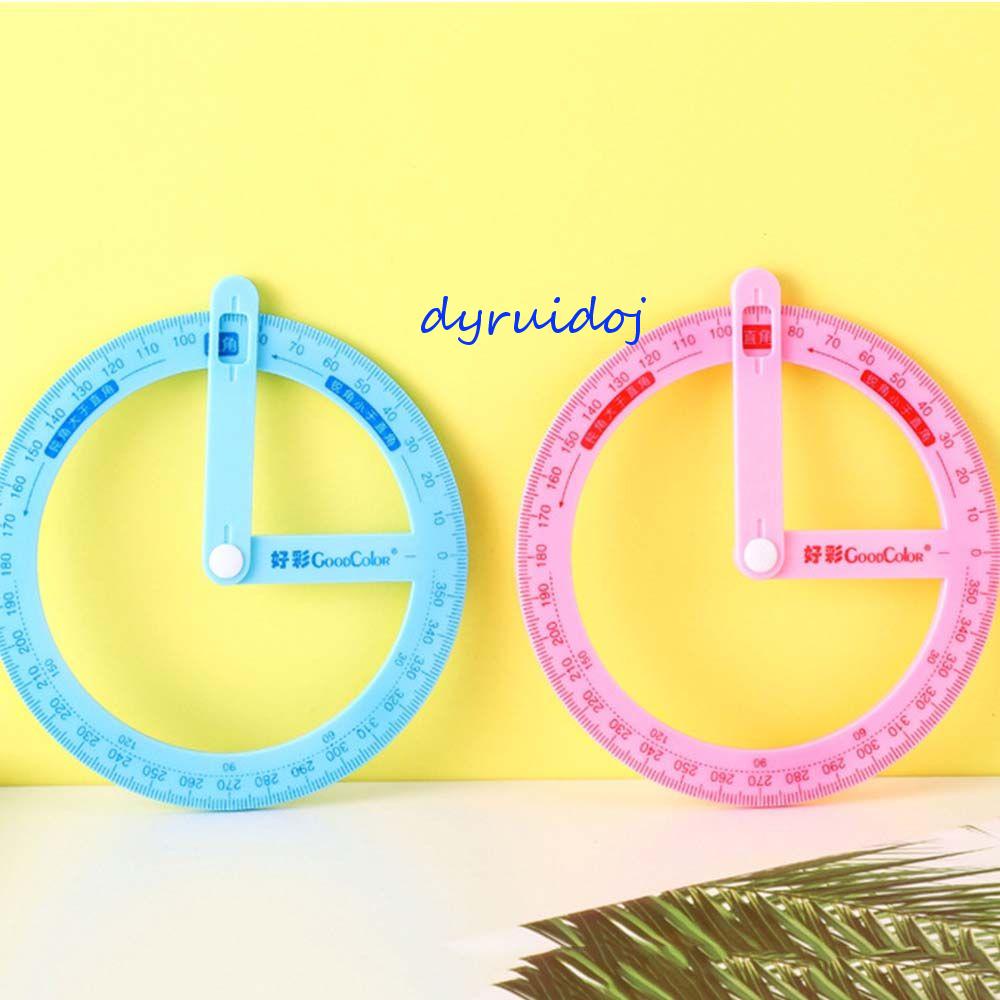 DYRUIDOJ 360 Degree Protractor with Swing Arm Portable Measuring Tool