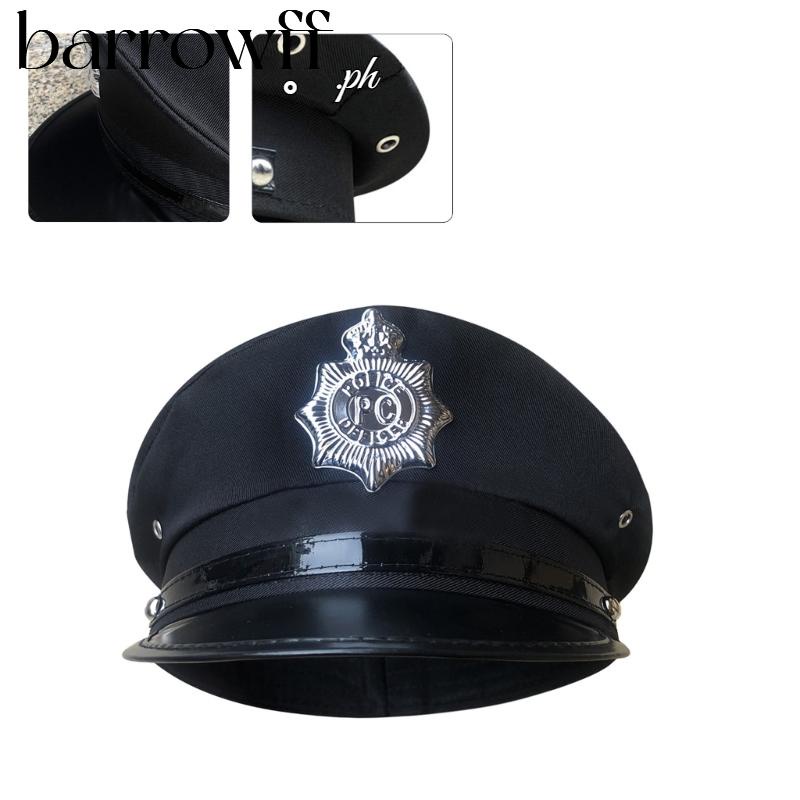 brroa Cosplay Police Hat Carnivals Hat Navy Party Costume Police ...