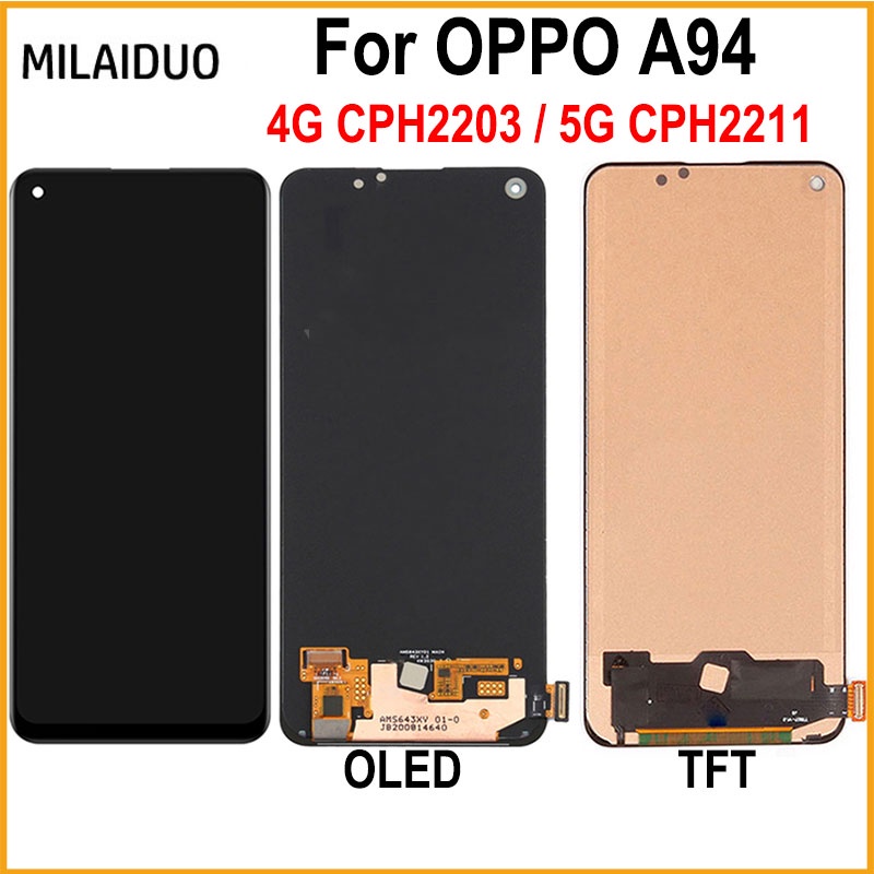 Display For Oppo A94 4G CPH2203 / Oppo A94 5G CPH2211 LCD Display Touch ...