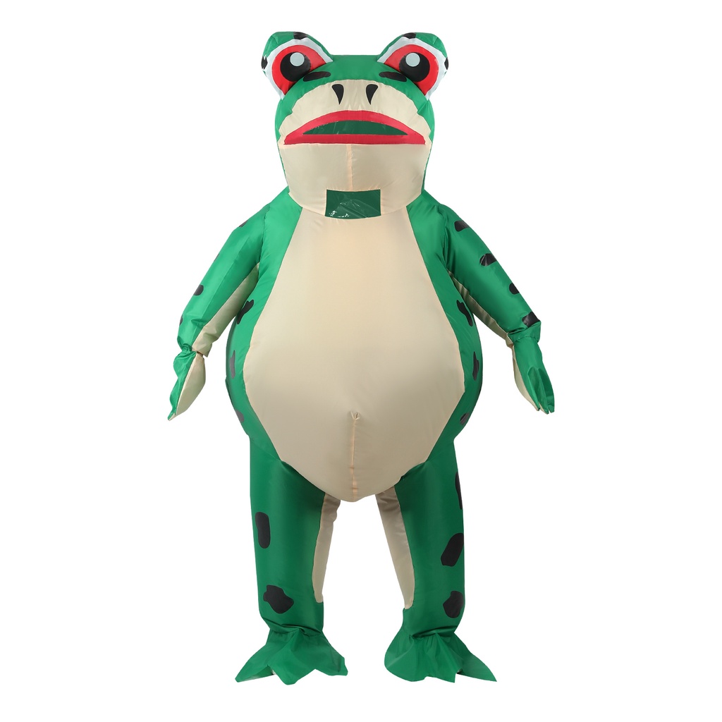 Inflatable Frog Costume Funny Full Body Blow Up Cosplay Costume Suit ...