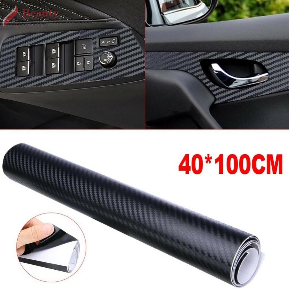 Carbon Fiber Effect Vinyl Wrap Sticker for Vehicle Dashboard and ...