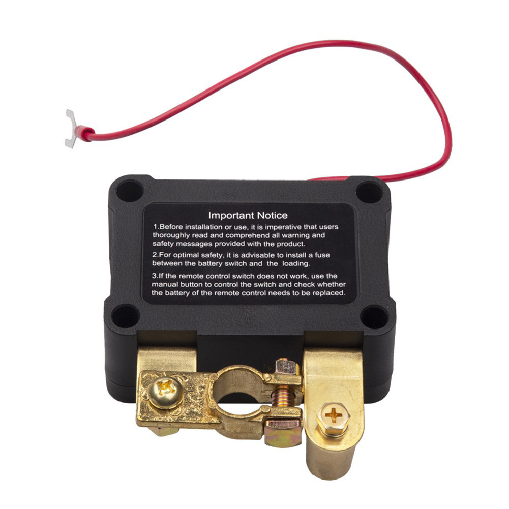 JinsenTGG Remote Battery Disconnect Switch 12V 240A Auto Anti Theft Kill Switch Automatic Power Shut Off Switch Remote Control Switch For Auto Car