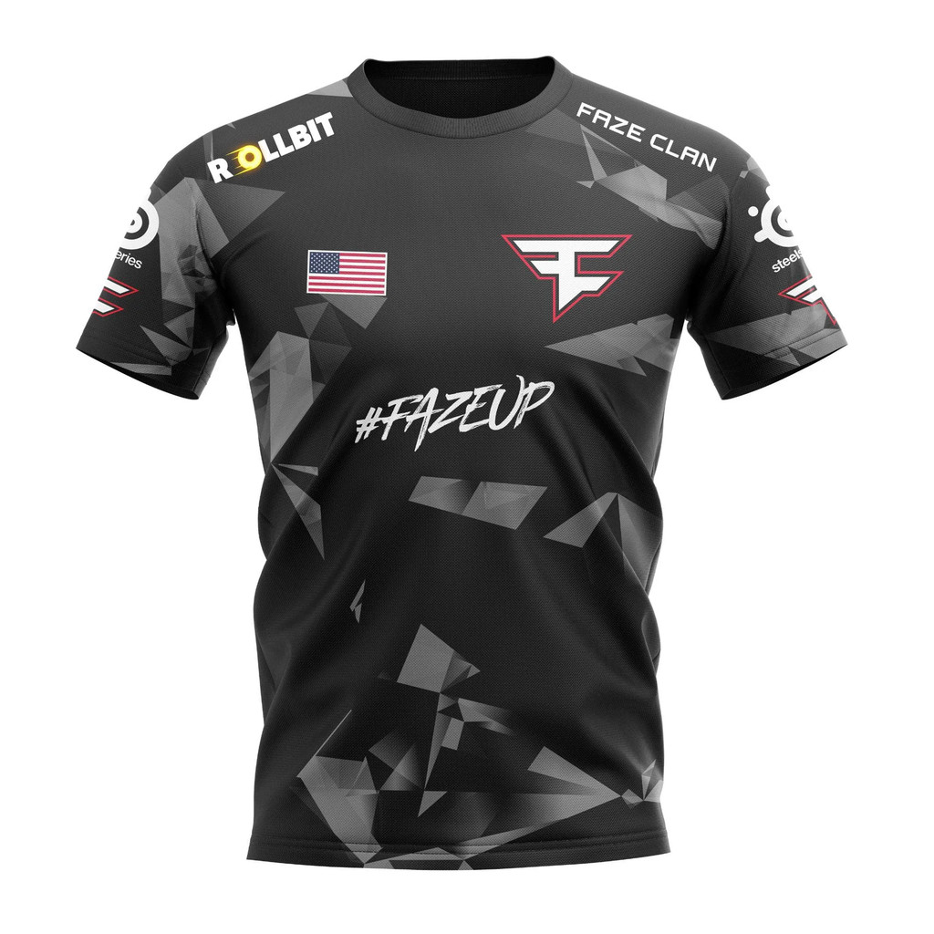 【Customizable】Jersey FaZe Clan 2025. Major CSGO E-sports Team Uniform T ...