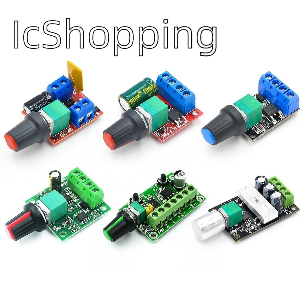 DC 1.8V-35V 2A 3A 5A 10A 30W 80W 90W PWM Motor Speed Controller Low ...
