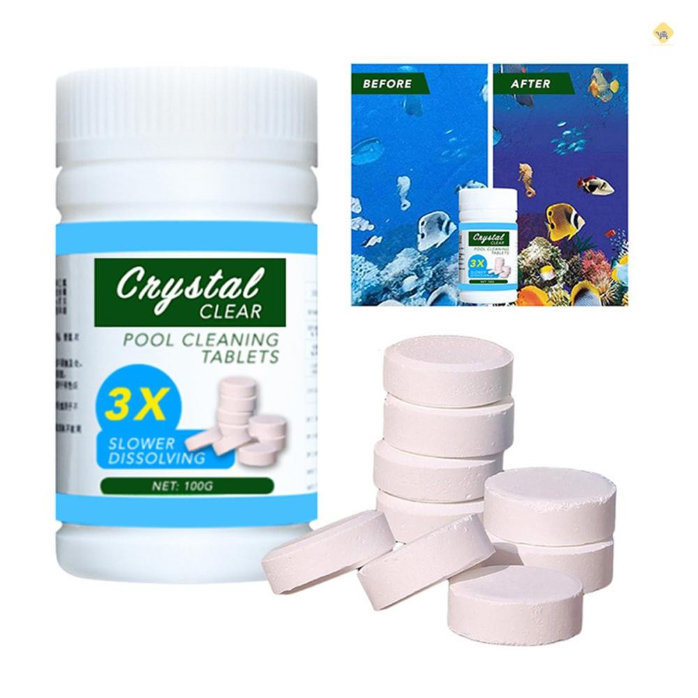 Pool Cleaning Float With 100g Purifier Tablets Swimming Pool Chlorine ...