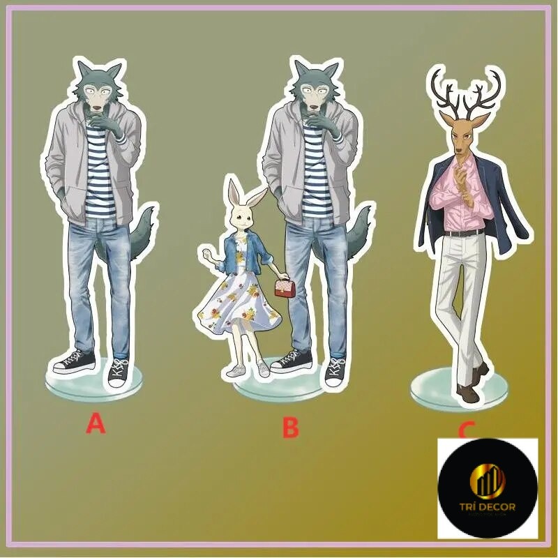 Anime Standee Model BEASTARS: Animal World Legoshi Louis Haru Acrylic ...