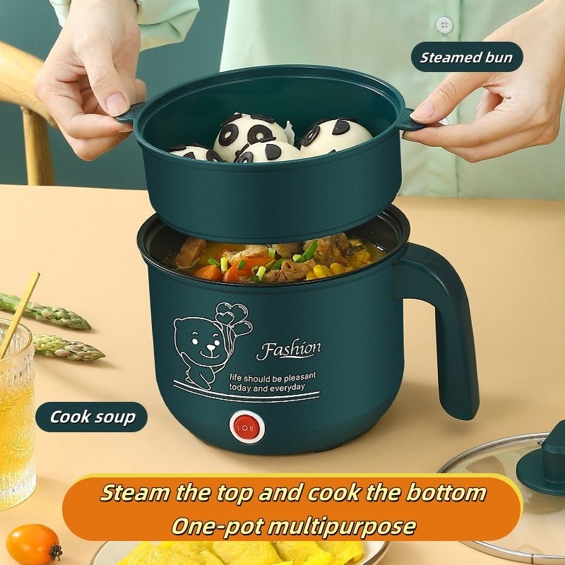 100% AMZ Mini Rice Cooker Multi-function Cooker 1.8L Non-stick Inner ...