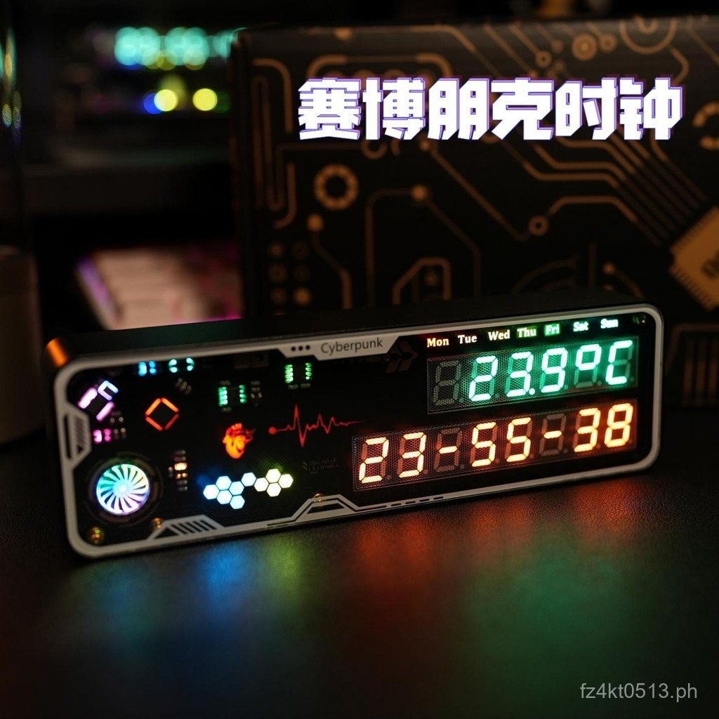 Display Creative Nixie Tube Peripheral Clock Fluorescent Clock Light ...