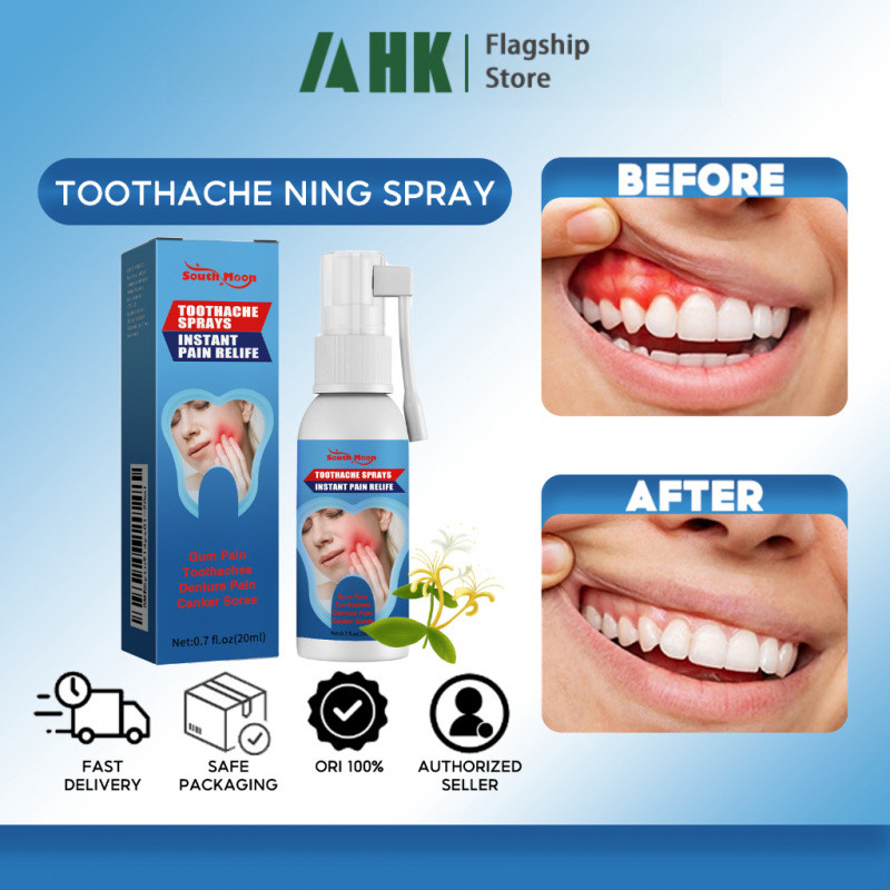 Toothache spray 20ml fast pain effective periodontitis treatment tooth ...