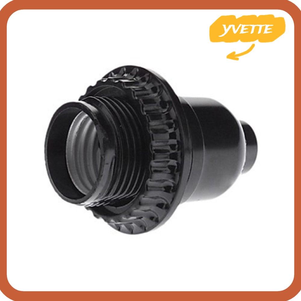 YVE Bakelite E27 Bulb Base, with Pull Switch Black Lamp Holder, 250V ...