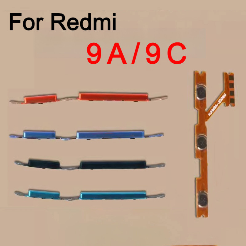 For Redmi 9A redmi 9C Power Volume Button Flex Replacement replacement1 ...