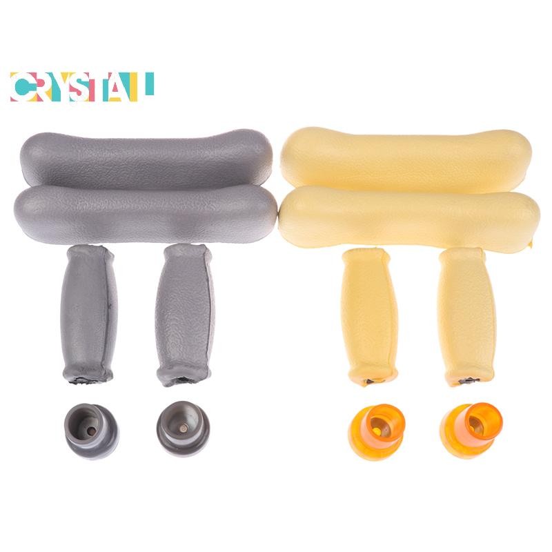 Crystal- 6Pcs/set Axillary Crutch Accessories Kit Pads Replacement ...