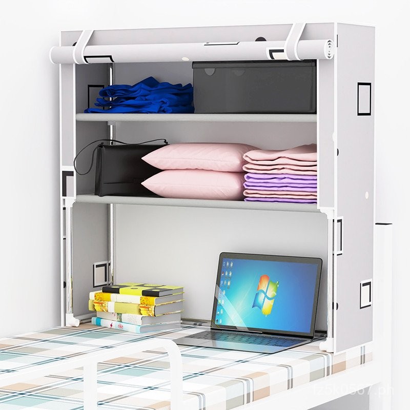 URNP Storage Rack for Bed Bunk Bed Headboard#Cloth Wardrobe Dormitory ...