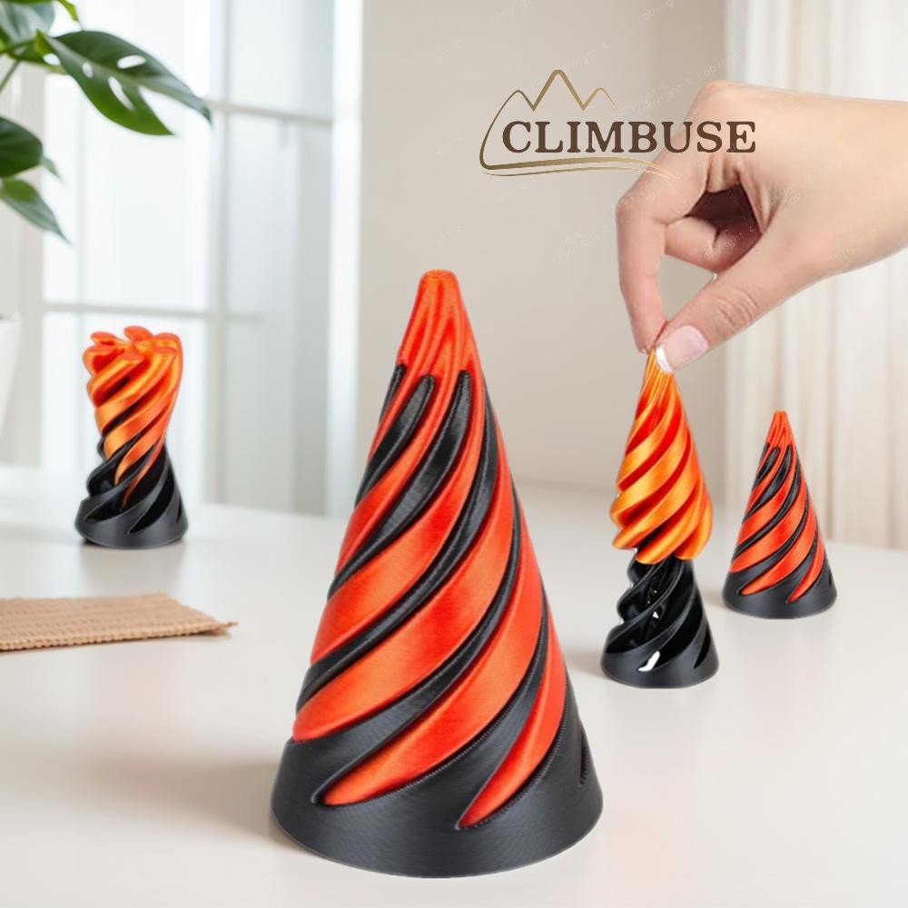 3D Printed Spiral Cone Toy Pass Through Pyramid Fidget Toy for Kids and ...