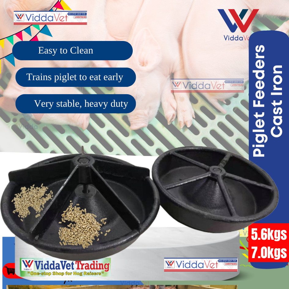 Viddavet Cast iron creep feeder steel pig feeder metal • pig feeder ...
