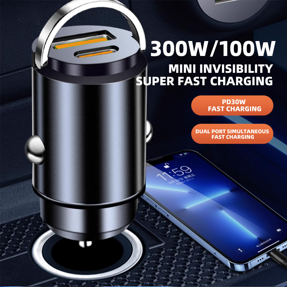 Fast Super Invisible Mini USB & Charger Charging Car Devices Phones For ...