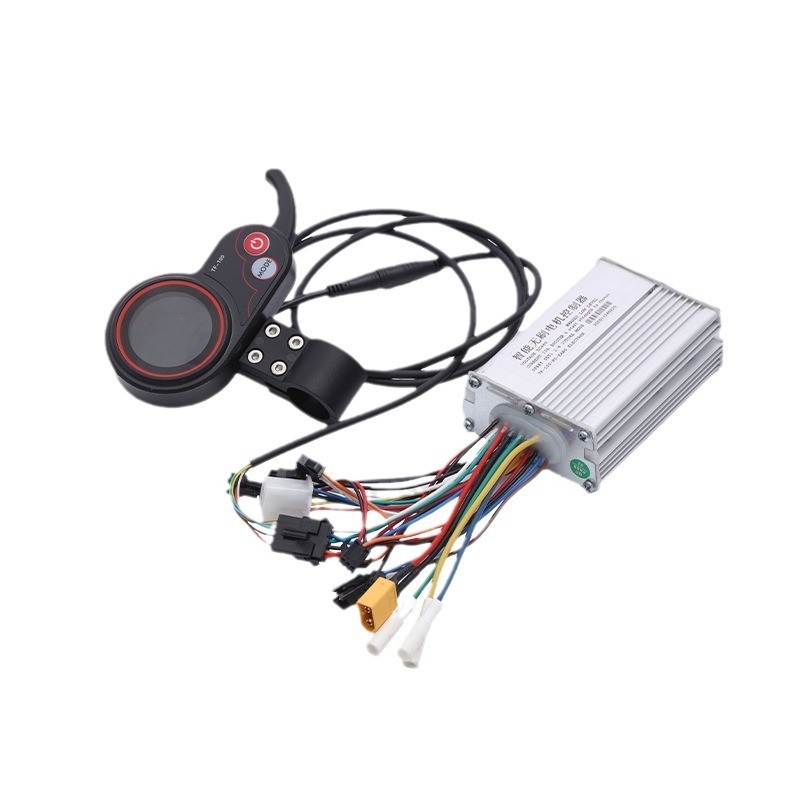 Pantalla LCD TF-100 48V Para Scooter KUGOO M4 – Panel De Instrumentos Con Carga USB Y Conector Impermeable 6 Pines