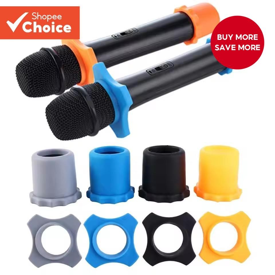 [Shopee Choice] Shakeproof Silicone Handheld Microphone Anti-Rolling ...