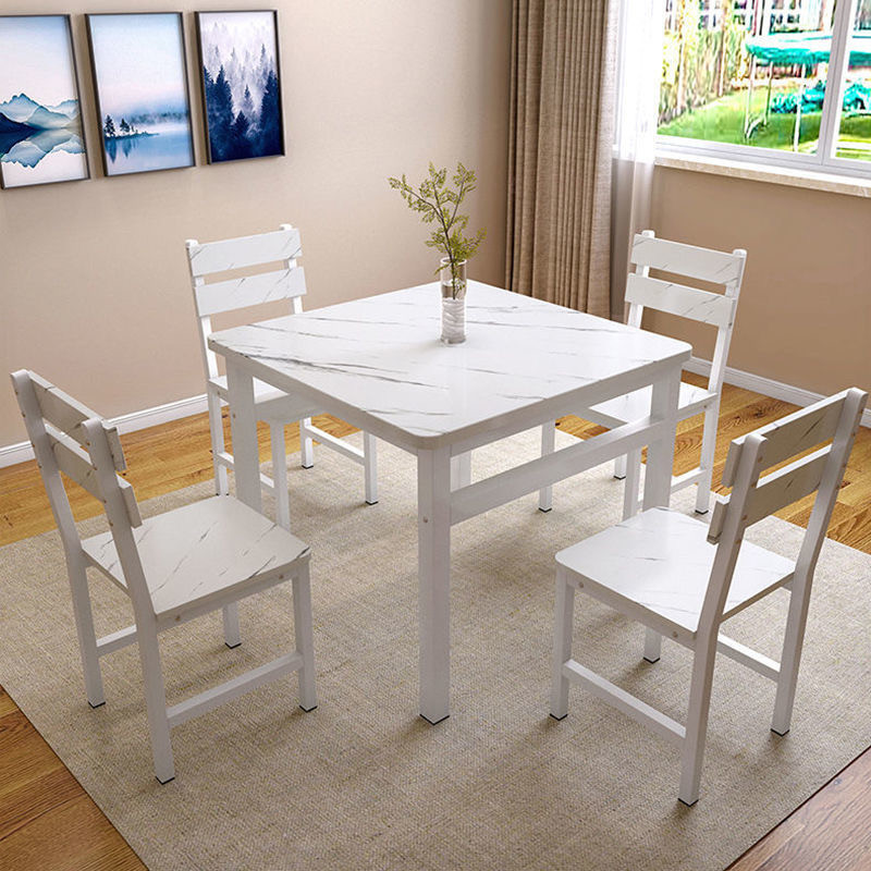 Fast Food Table and Chair Set Household Small Apartment Canteen Table ...
