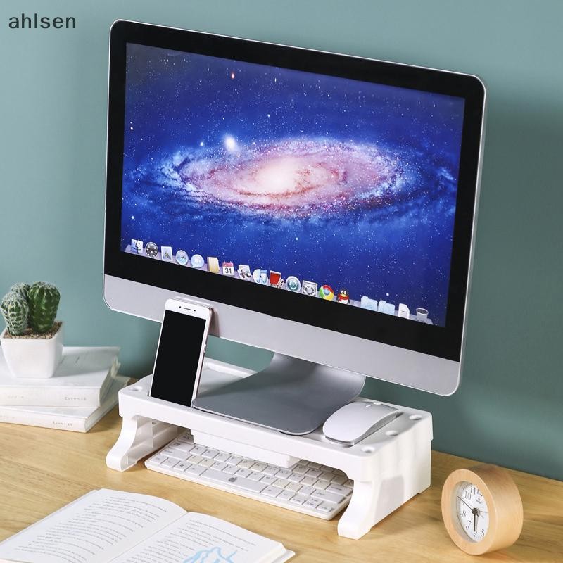 ahlsen Desktop Computer Monitor Riser Holder Working Office PC Screen ...
