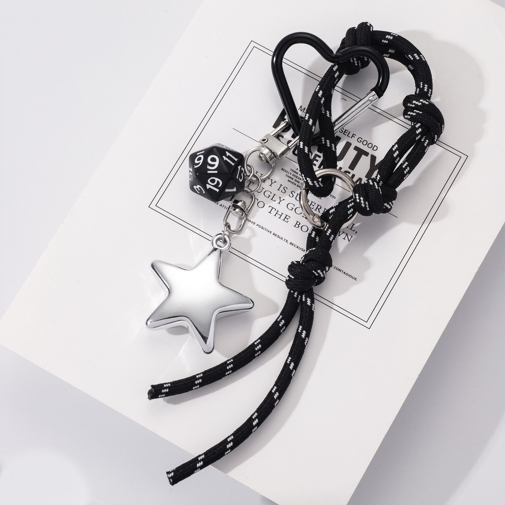 Creative Miu Style Bag Keychain Nylon Rope Woven Pendant Phone Pendant ...