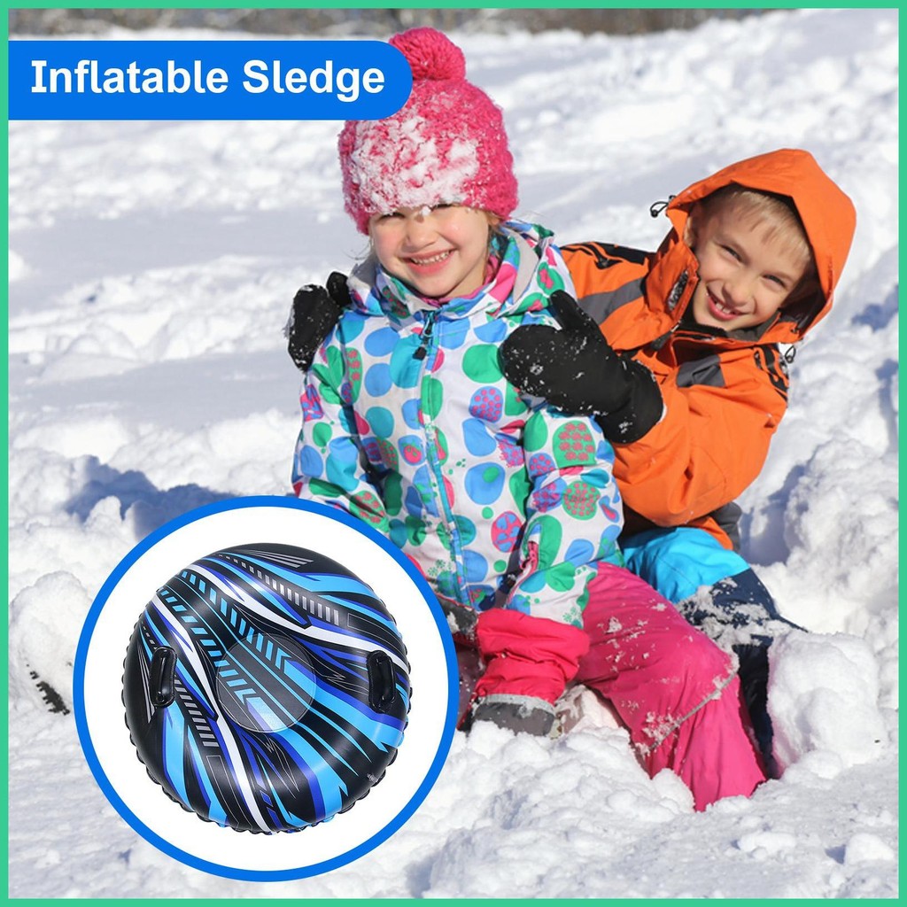 Inflatable Snow Sled Inflatable Sled Snow Sleds Heavy Duty Snow Tube ...