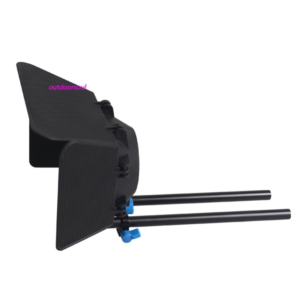 M1 Matte Box Camera Shade for 15mm Rail Rod Follow Focus Rig Cage ...