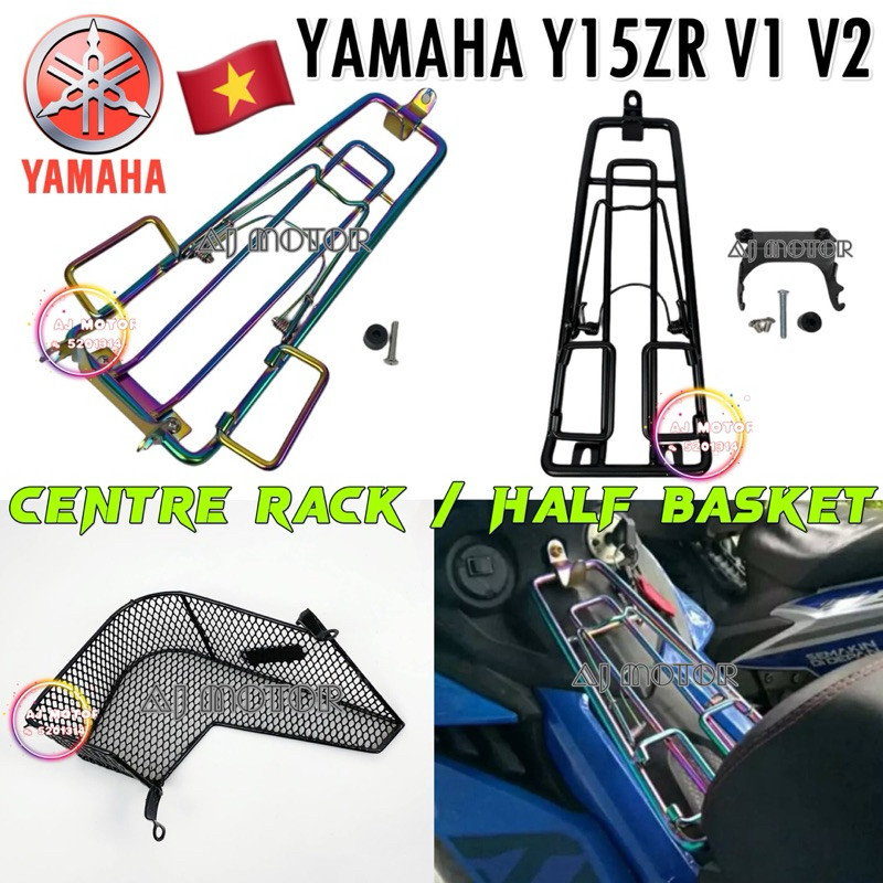 YAMAHA Y15ZR V1 V2 VIETNAM CENTRE RACK & HALF BASKET Y15 TAPAK BRACKET ...