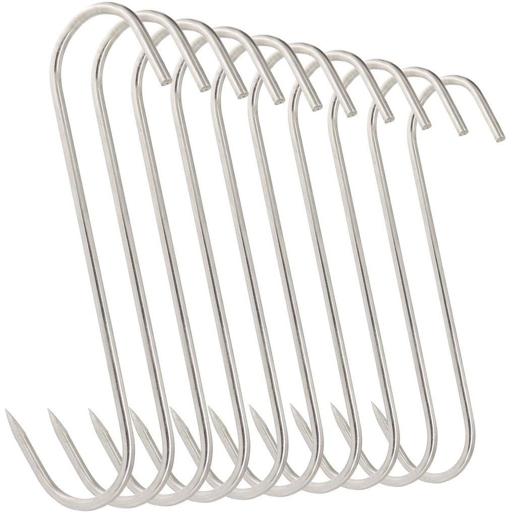 10pcs Stainless Steel S Shaped Hook Kitchen Bathroom Clothing S-shaped Hanger Ho - Foto 5