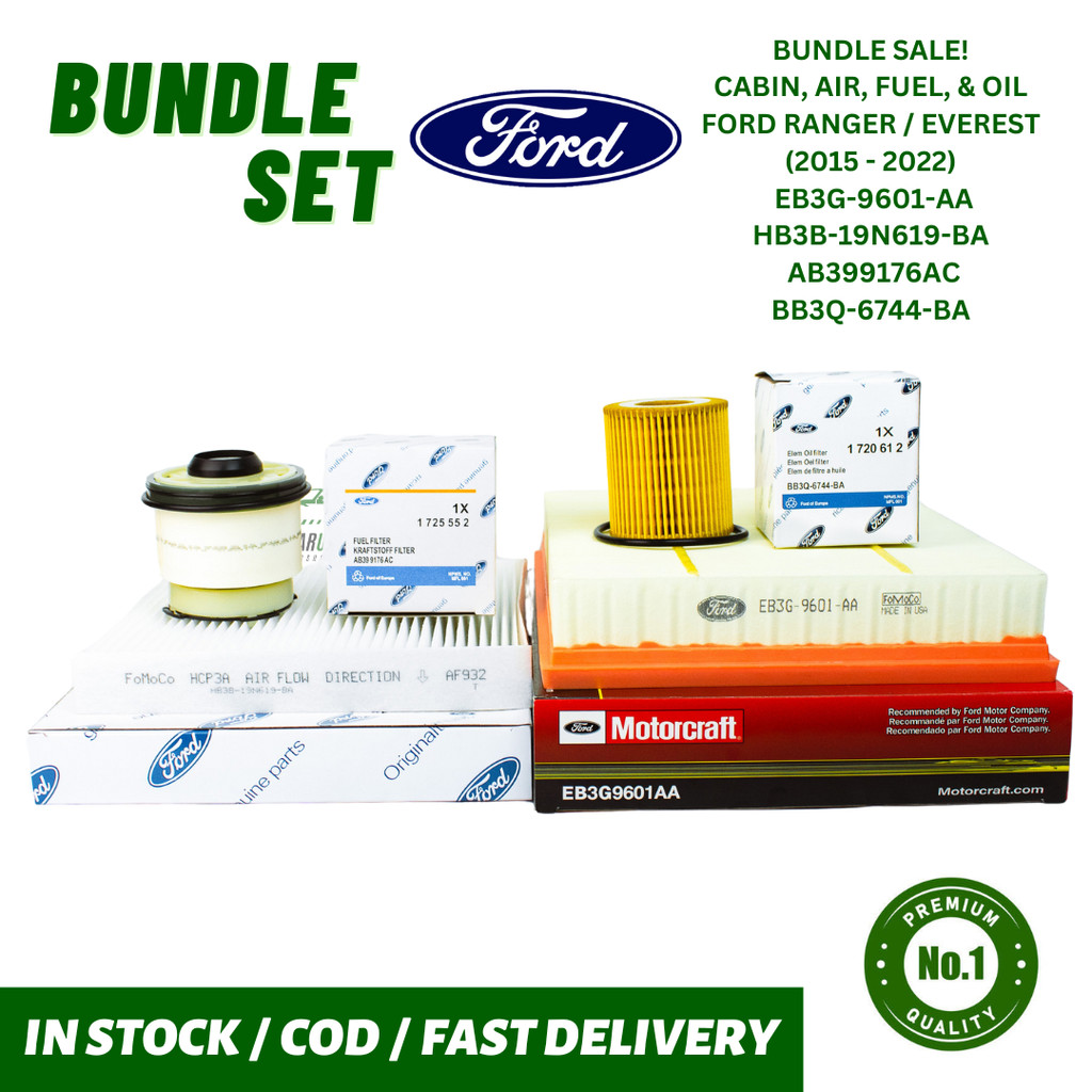 CABIN, AIR, FUEL, & OIL for FORD RANGER / EVEREST (2015 - 2022 ...