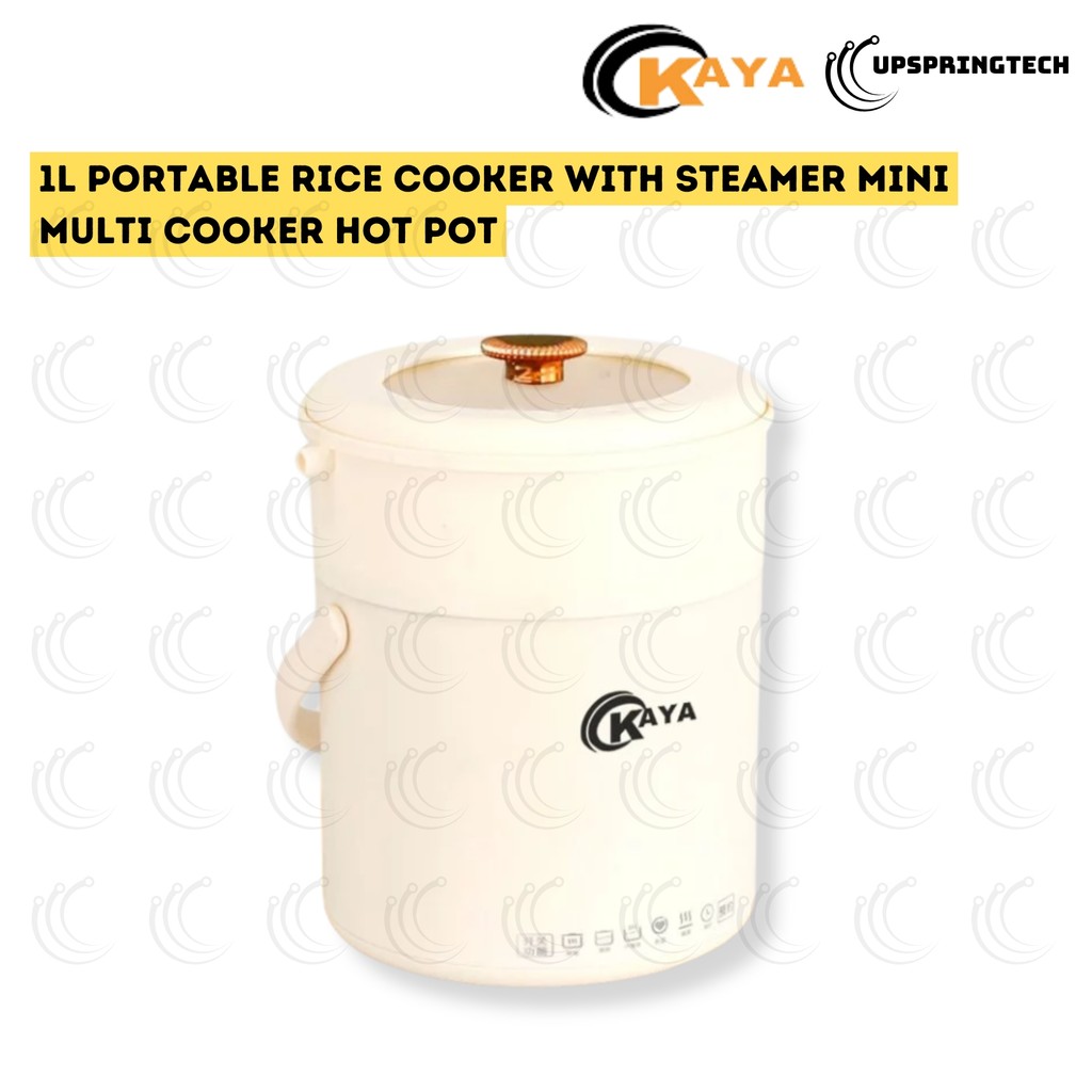 Kaya 1L Intelligent Portable Rice Cooker with Steamer Mini Multi Cooker ...