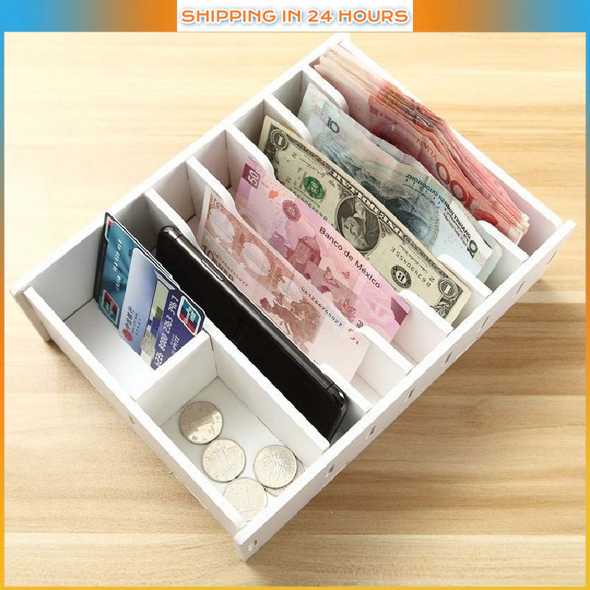 [Fast Deliver] Financial Desktop Multi-Cell Change Coin Assorted ...