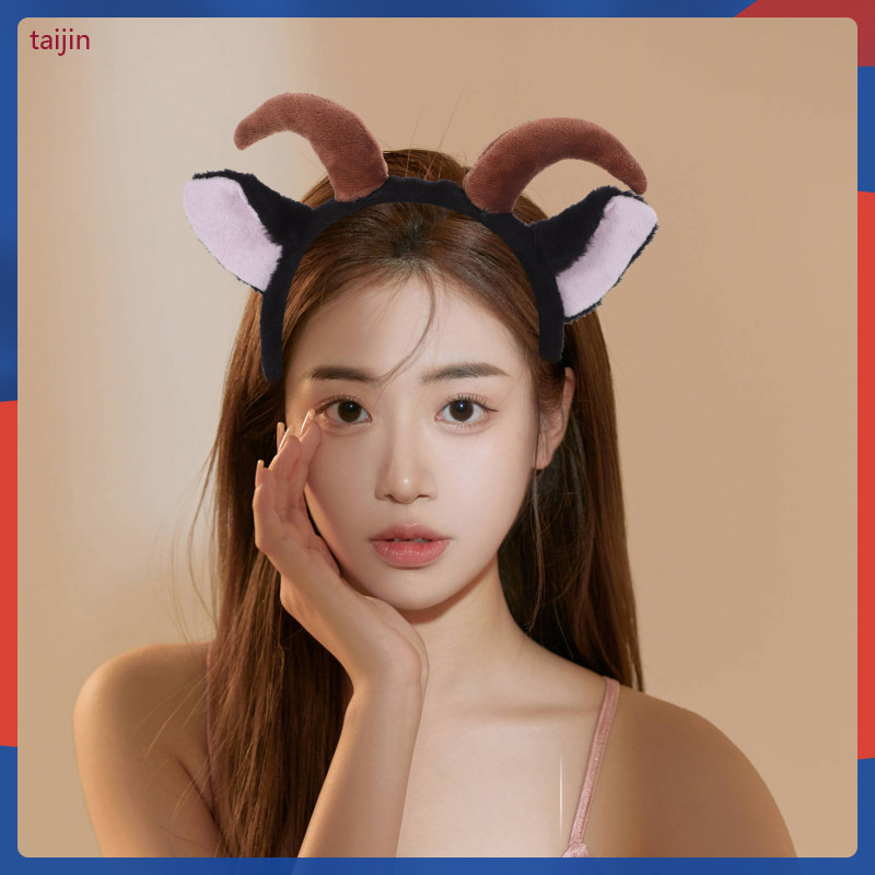 Broeify Cow Ears & Horns Headband - Soft Plush Animal Costume Hairband For Dress-Up & Photos - View #12