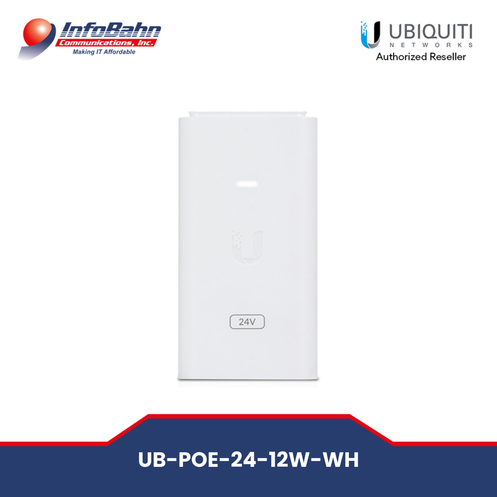 Ubiquiti POE-24-12W-WH PoE Injector (24 VDC, 12W, White) | POE Injector ...