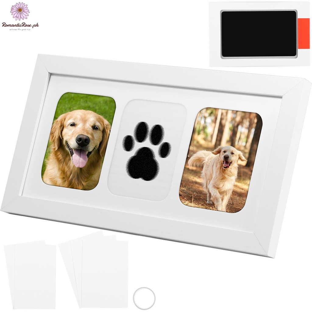 Paw Print Frame No Mess Dog Paw Print Kit Personalized Pet Paw Print ...