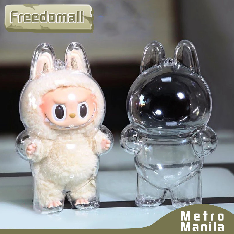 Labubu V2/V1 Case The Monsters Doll Transparent Protective Cover Labubu ...
