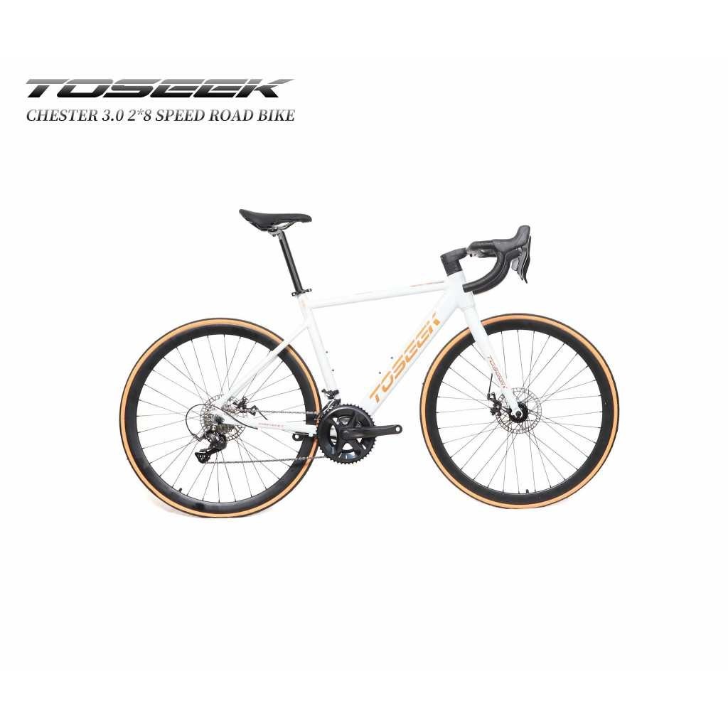 BIKEXPERT X NEW ROAD BIKE TOSEEK CHESTER 3.0 internal cabling, smooth weld, 2X8S, Cassette hub ...