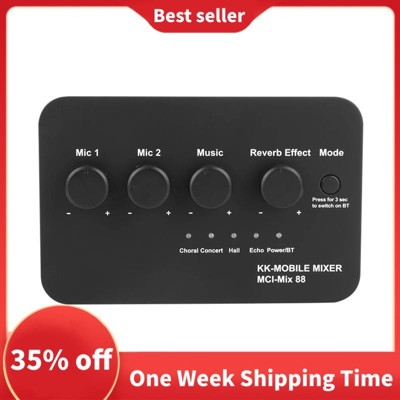 Available Digital Audio Sound Machine AUX IN/OUT BT Connection Dual Mic ...