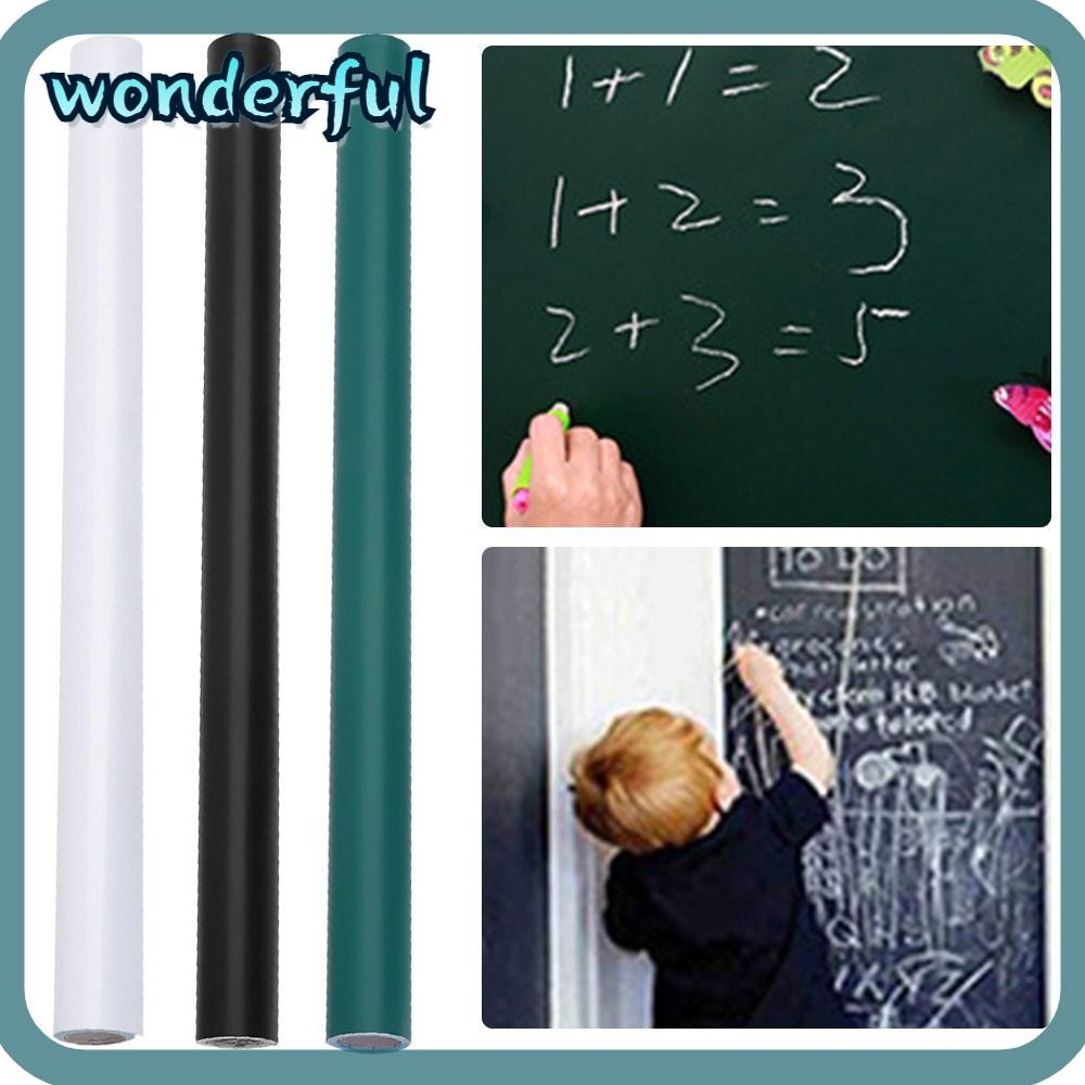 WONDER Whiteboard Sticker Waterproof Wallpaper Writing Graffiti White ...
