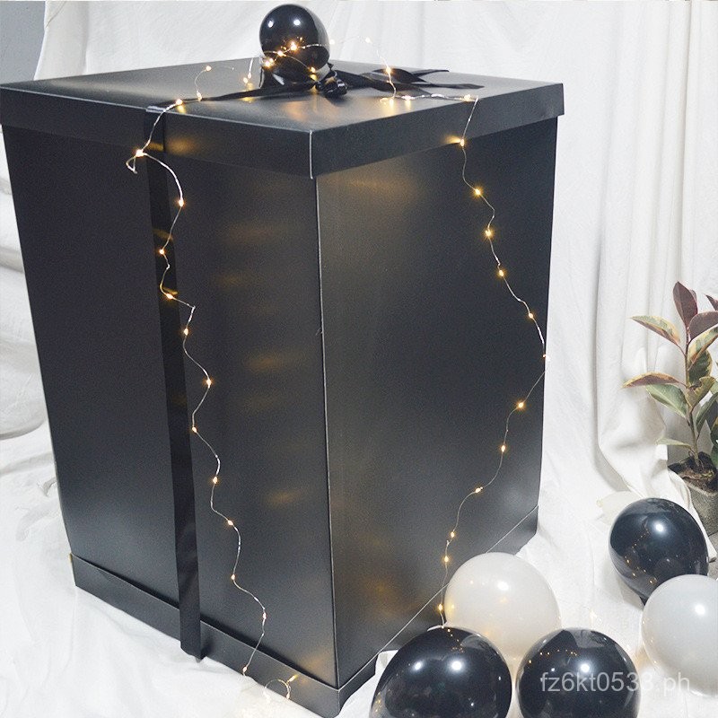 Proposal Balloon Box Birthday Surprise Hidden Gift Box Confession ...