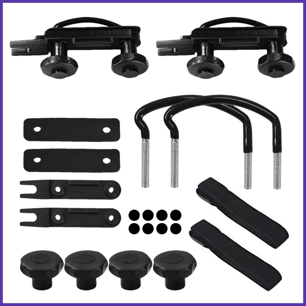 Roof Rack Clamps 4pcs Cargo Carrier Mounting Fitting Bolts 85mm Inside ...