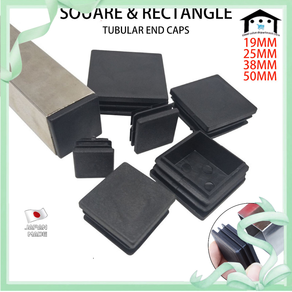 4PCS Square & Rectangle Multi Size Rubber Footing Plug Mat Tubular ...