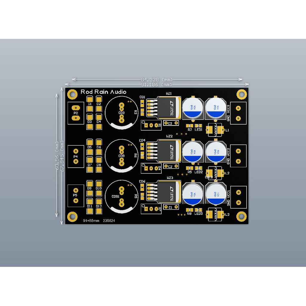 1.5a Three-Channel LT1963 High-Speed Low Noise Independent Linear ...