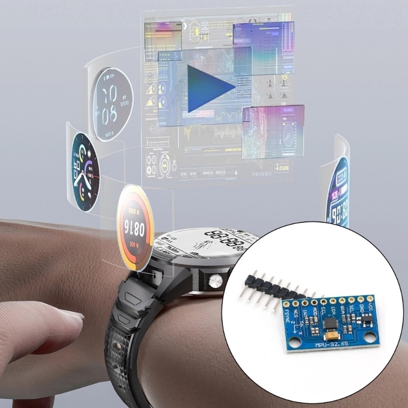 MOON IIC SPI MPU6500 GY-6500 6 Axes Gyroscope Accelerometer Module ...