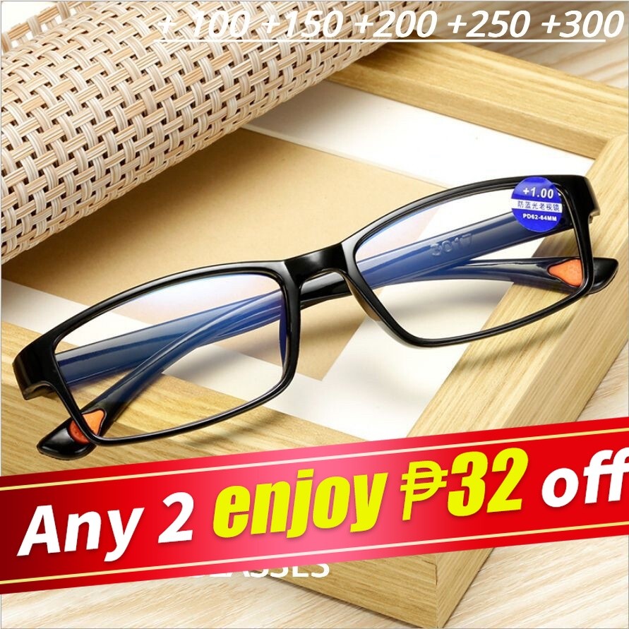 Unisex Fashion Anti-blue Light Reading Eyeglasses TR90 Smart Zoom Anti ...