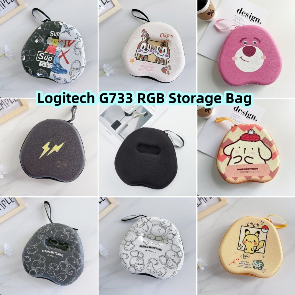 【distinctive】For Logitech G733 RGB Headphone Hard Case Cute Cartoon ...