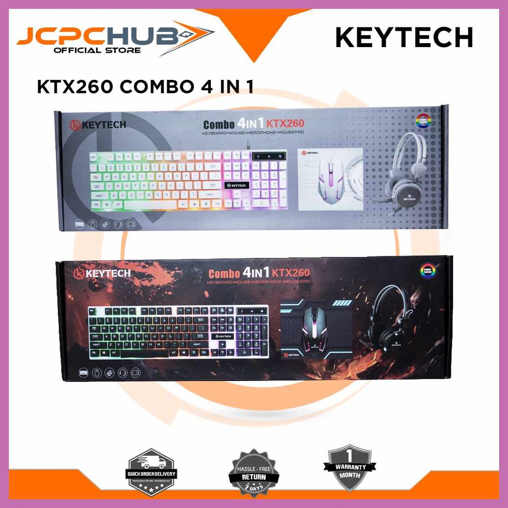 Keytech#bM/KTX260*w'4-otinnd1UxRGB]h#LEDaRainbowxGaming USB Wired ...