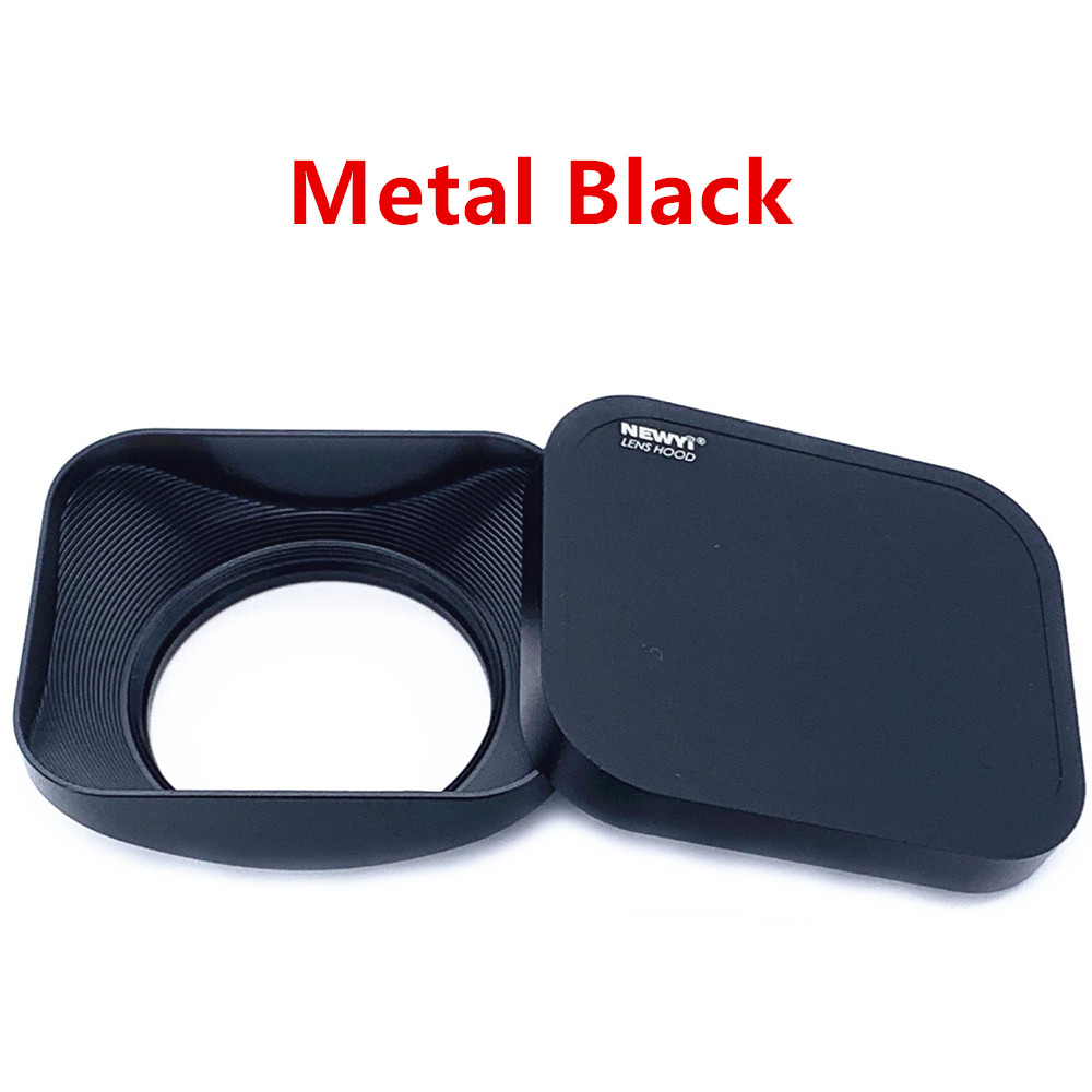 Square Lens Hood For Sony, Fuji, Olympus Cameras - Multiple Thread Sizes (37mm To 58mm) 9 thumbnail image