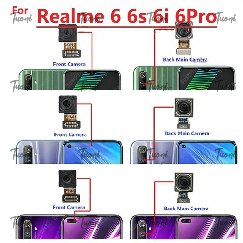 Front Rear Camera Module For Realme 6 Pro 6i 6Pro 6S Back View Selfie ...