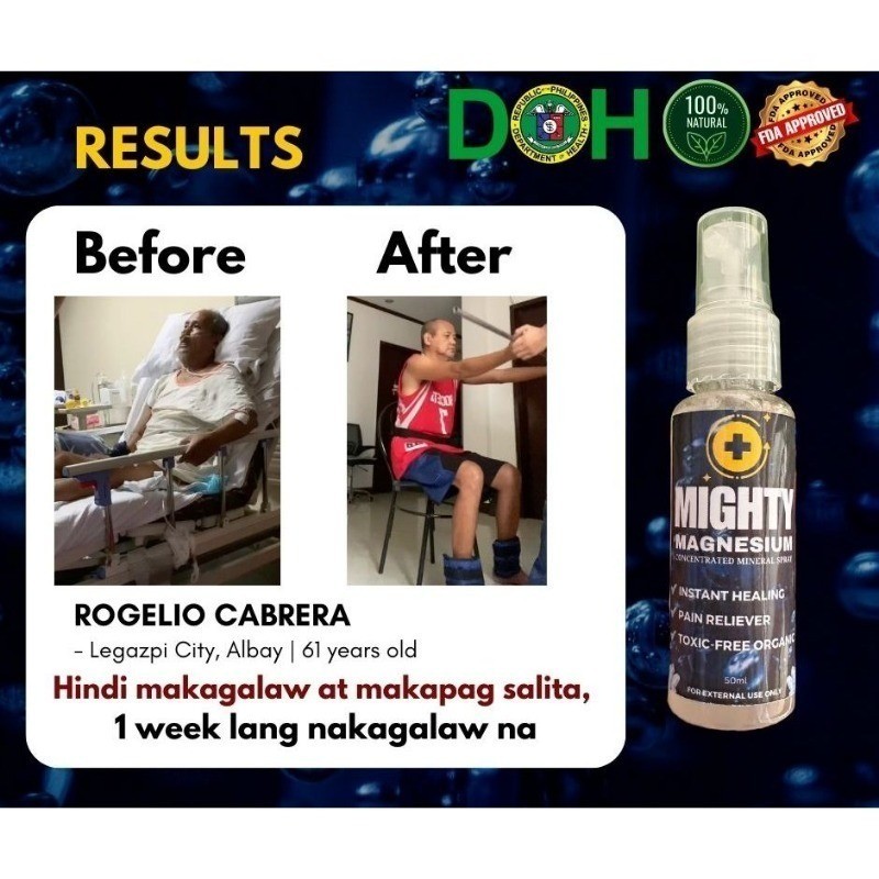 Mighty Magnesium Concentrated Mineral Spray 50ML | Shopee Philippines